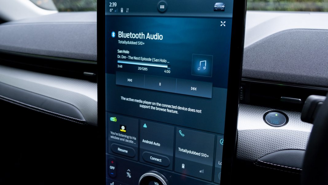 Ford Mustang Mach-E audio