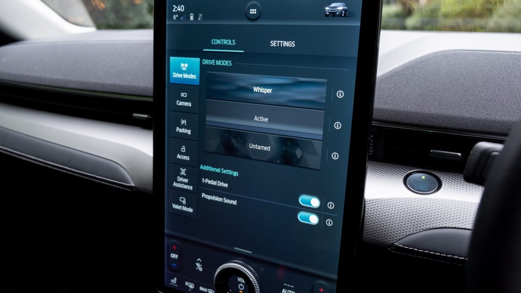 Ford Mustang Mach-E drive modes