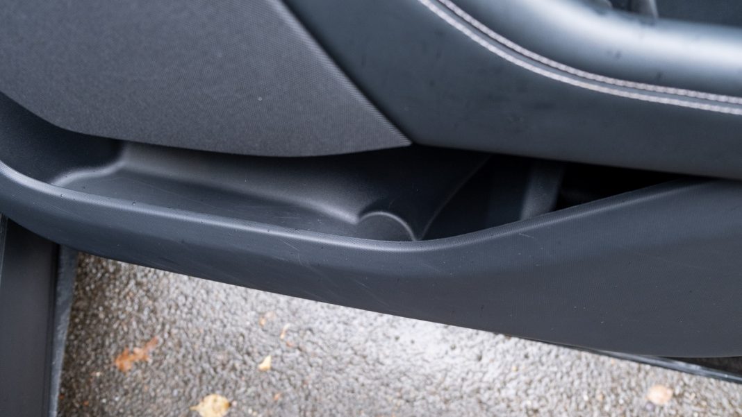 Ford Mustang Mach-E front door compartment