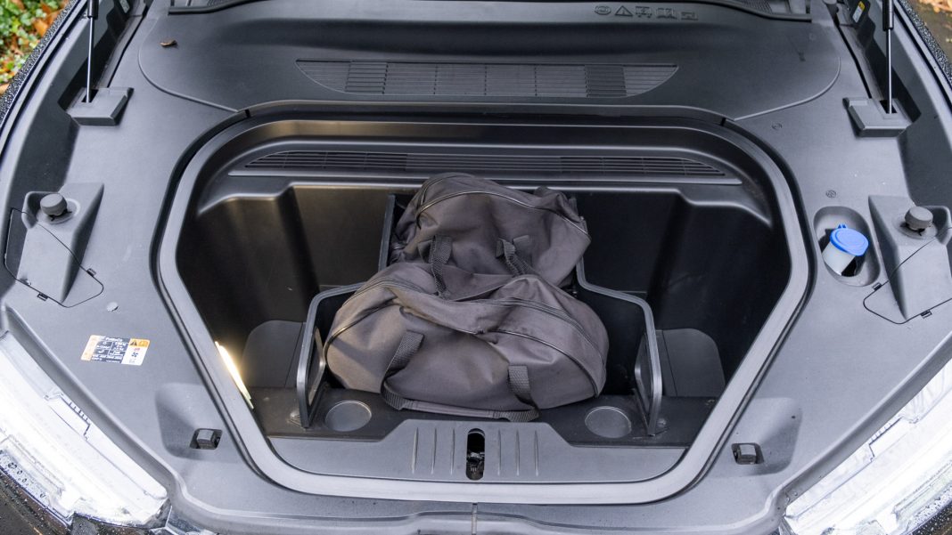 Ford Mustang Mach-E frunk storage