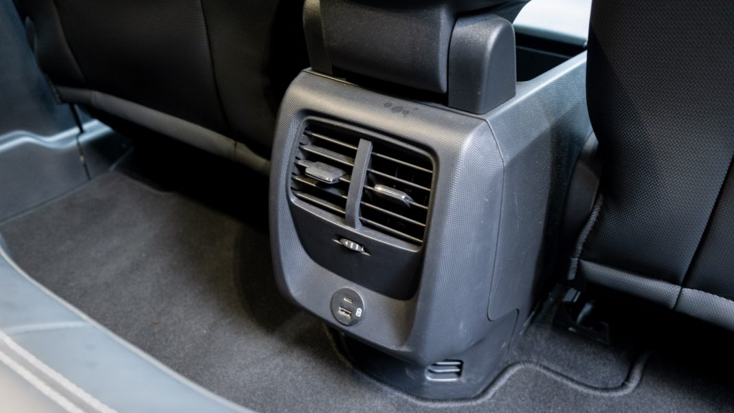 Ford Mustang Mach-E rear USB