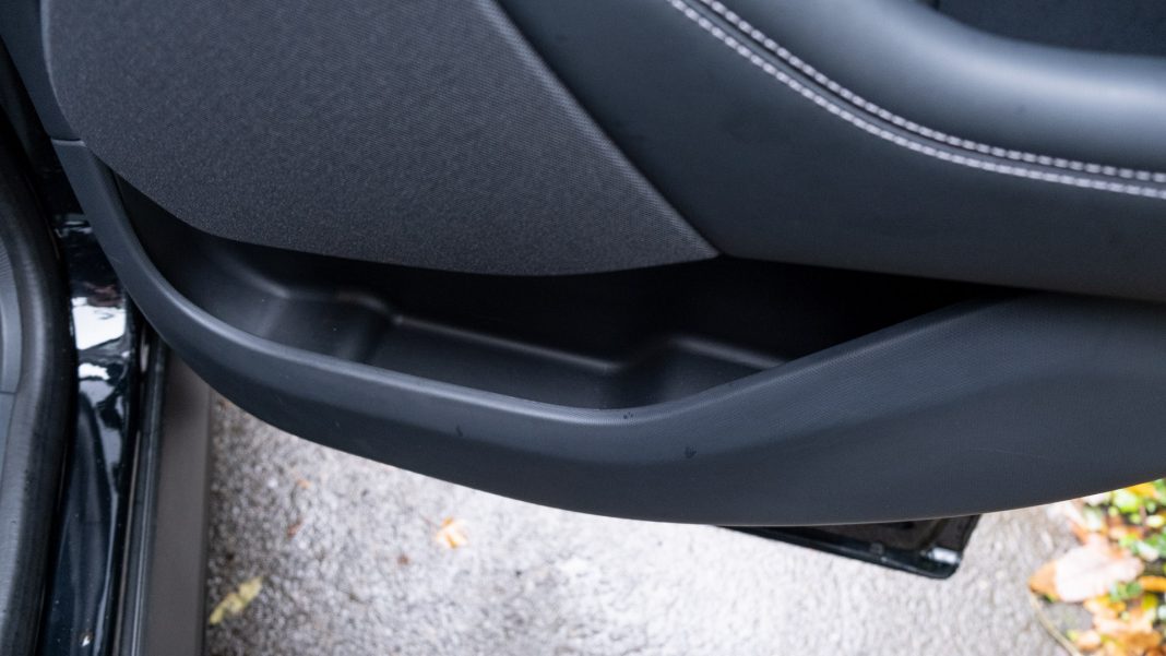 Ford Mustang Mach-E rear door compartment