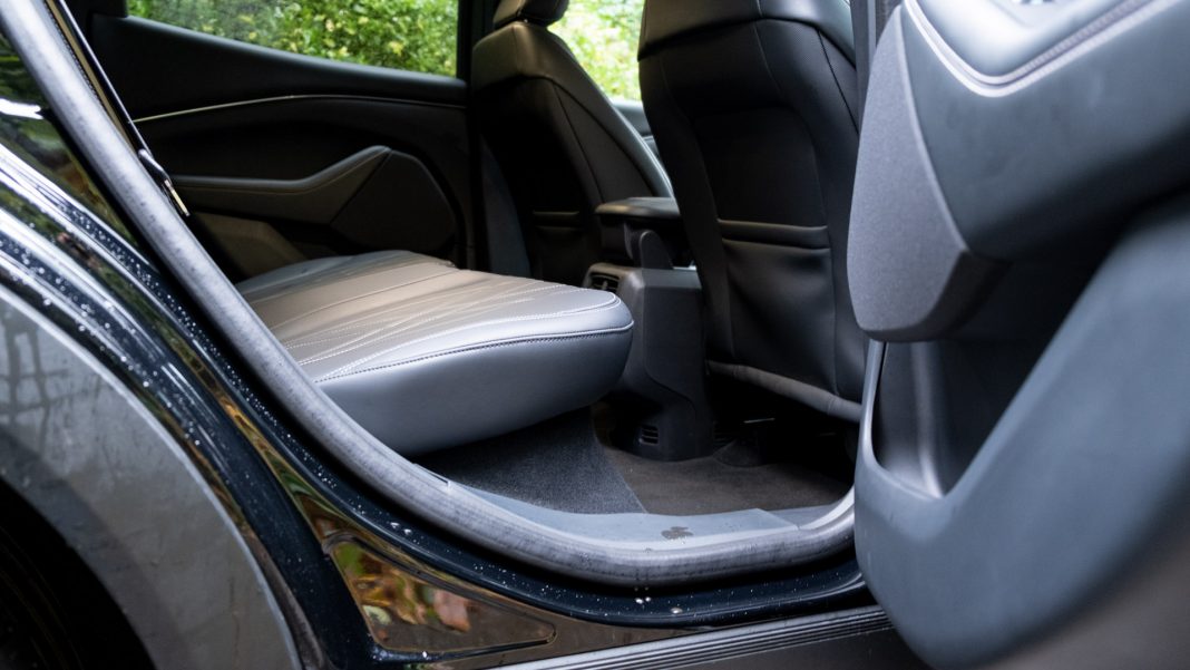Ford Mustang Mach-E rear seat design