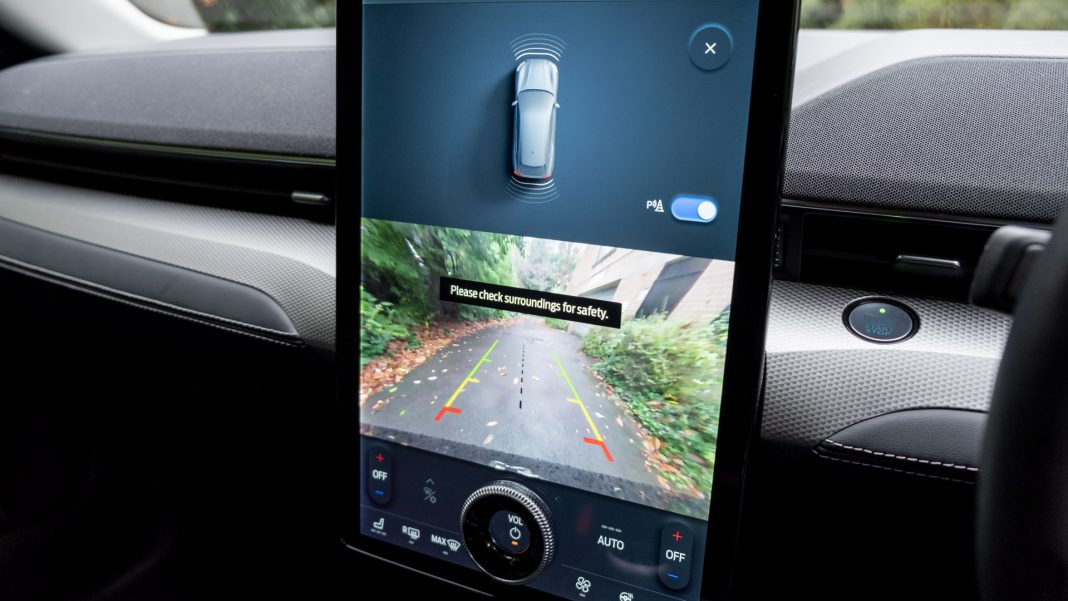Ford Mustang Mach-E rearview camera