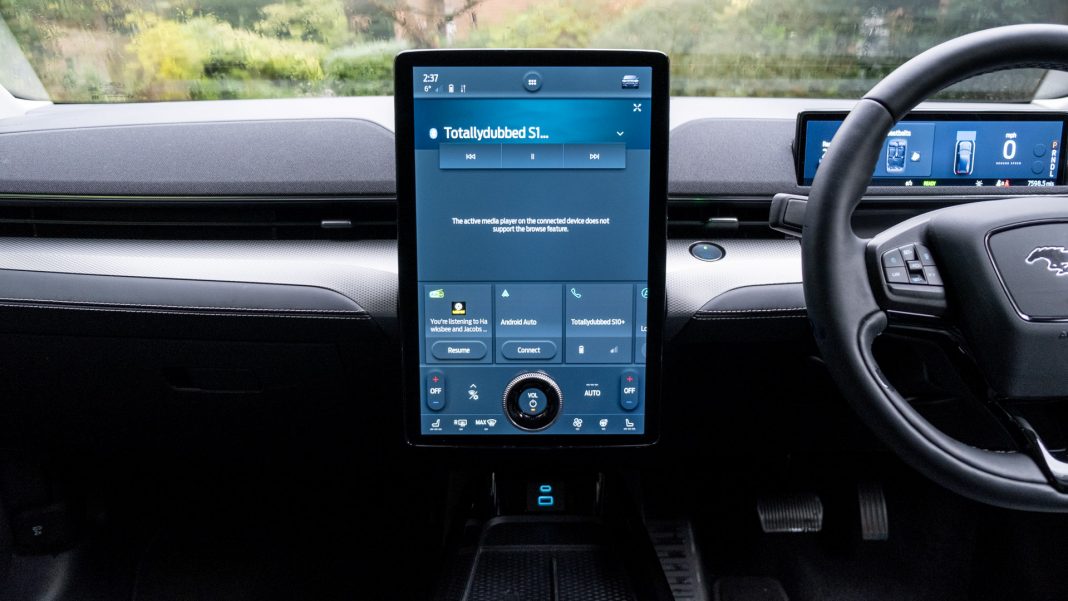 Ford Mustang Mach-E screen