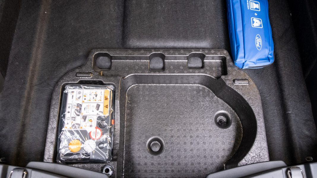 Ford Mustang Mach-E underfloor storage