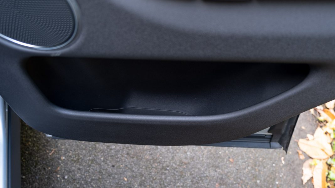 Land Rover Discovery Sport P300e rear door compartment