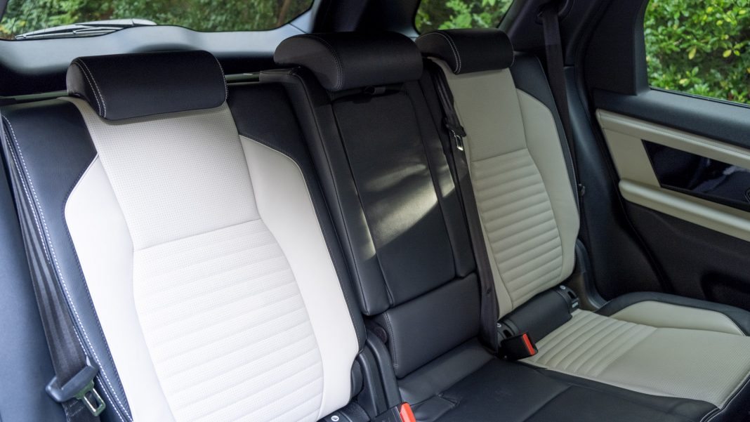 Land Rover Discovery Sport P300e rear seats