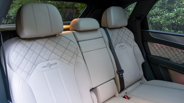 Bentley Bentayga Hybrid rear seats
