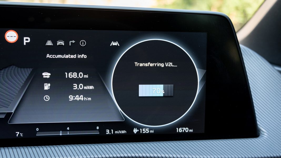 Kia EV6 V2L connection