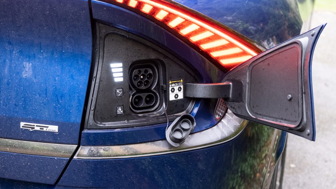 Kia EV6 charging