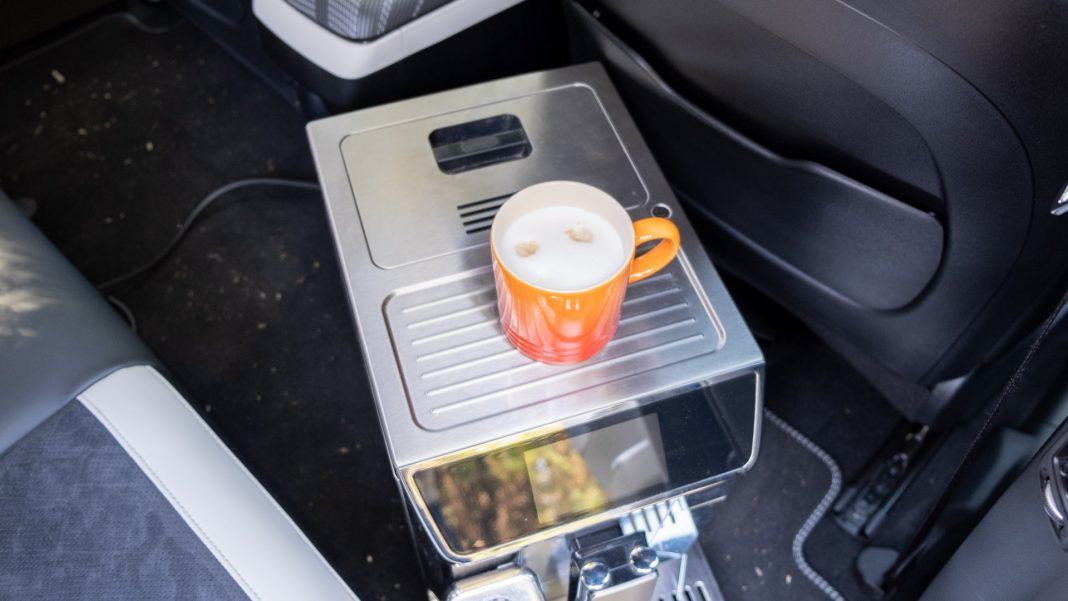 Kia EV6 coffee made