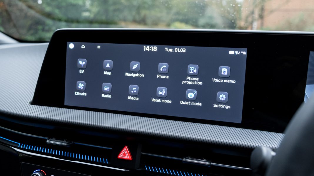 Kia EV6 infotainment system