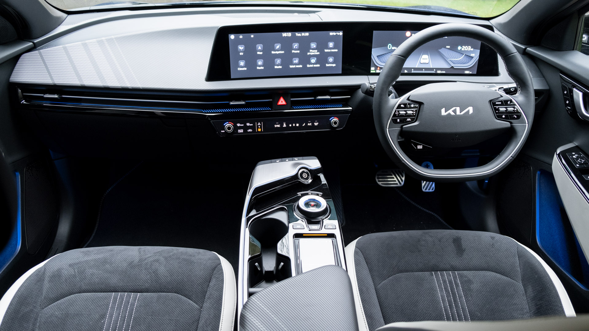 Kia EV6 interior design