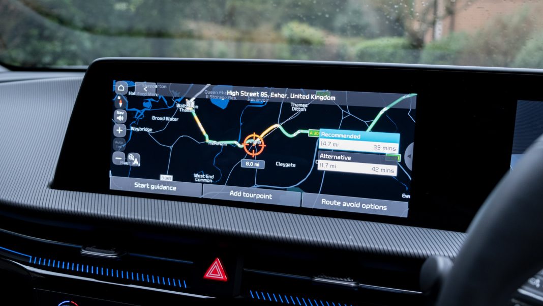 Kia EV6 maps