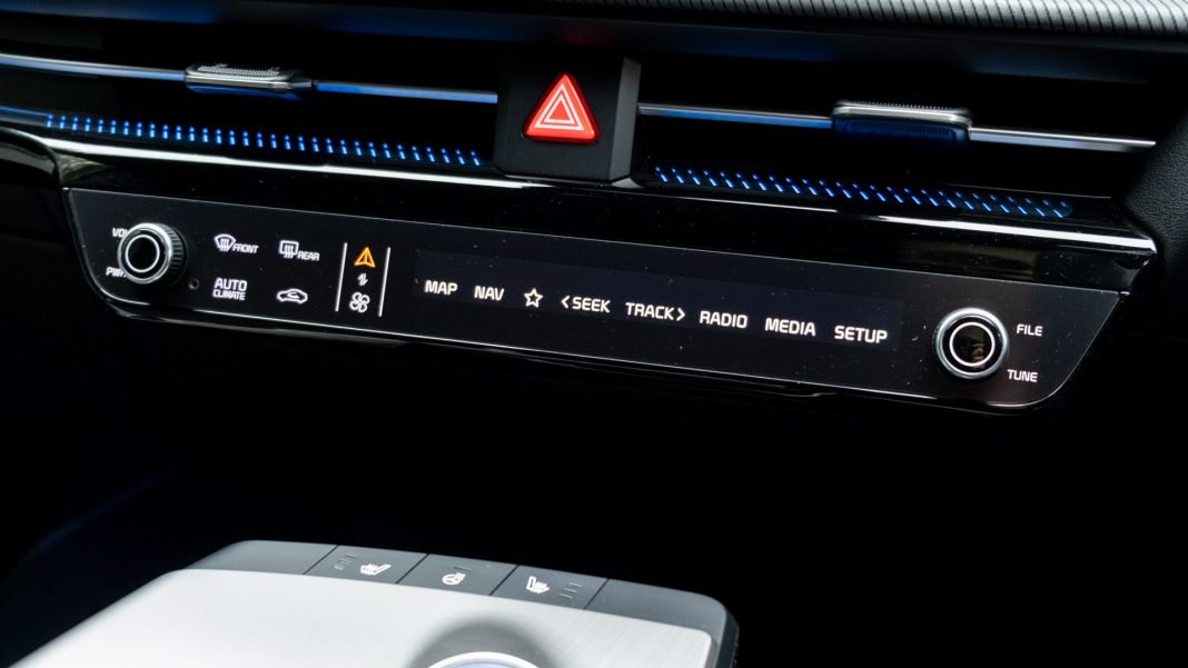 Kia EV6 media controls