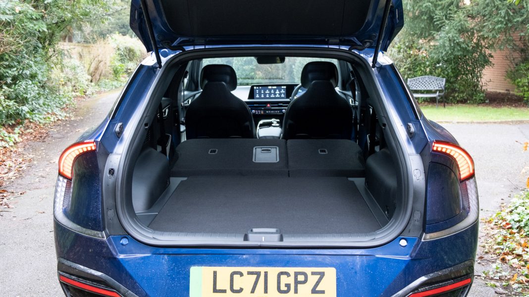 Kia EV6 seats down