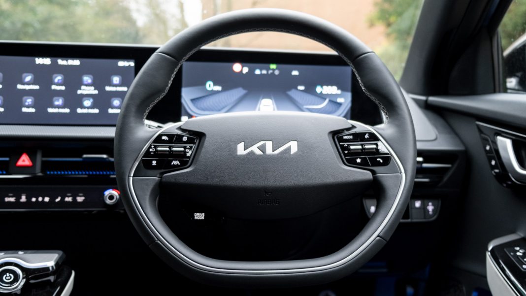 Kia EV6 steering wheel
