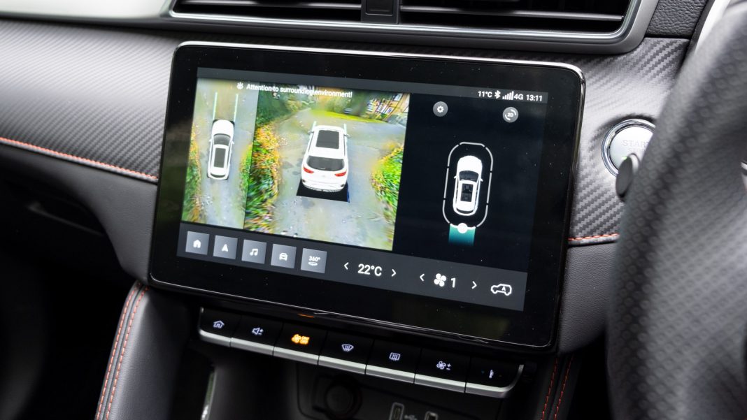 New MG ZS EV 360 cameras