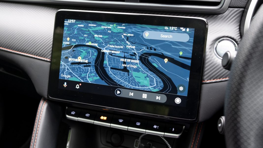 New MG ZS EV Android Auto