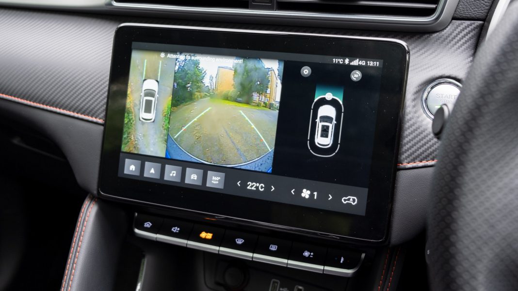 New MG ZS EV cameras