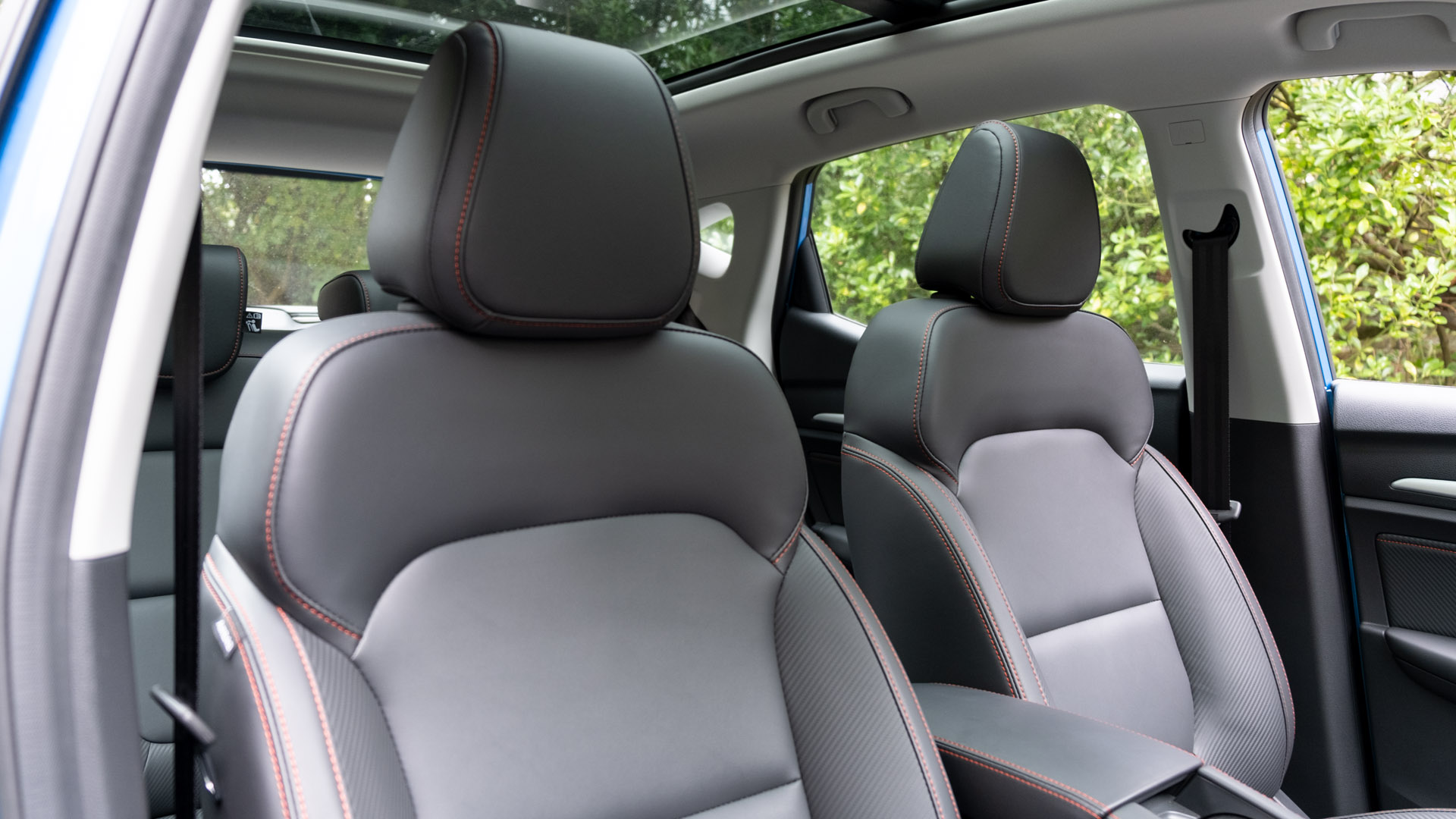 New MG ZS EV front seats