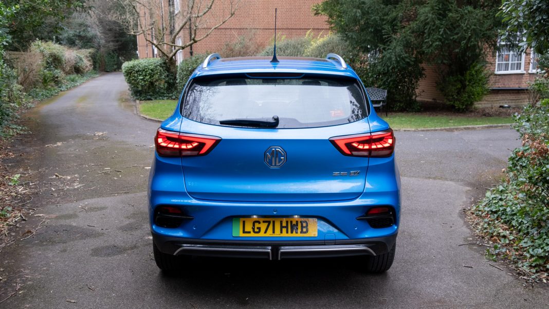New MG ZS EV rear