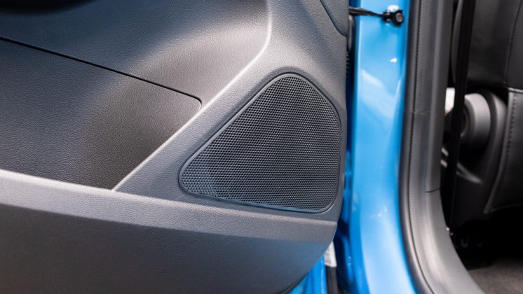 New MG ZS EV rear door speaker