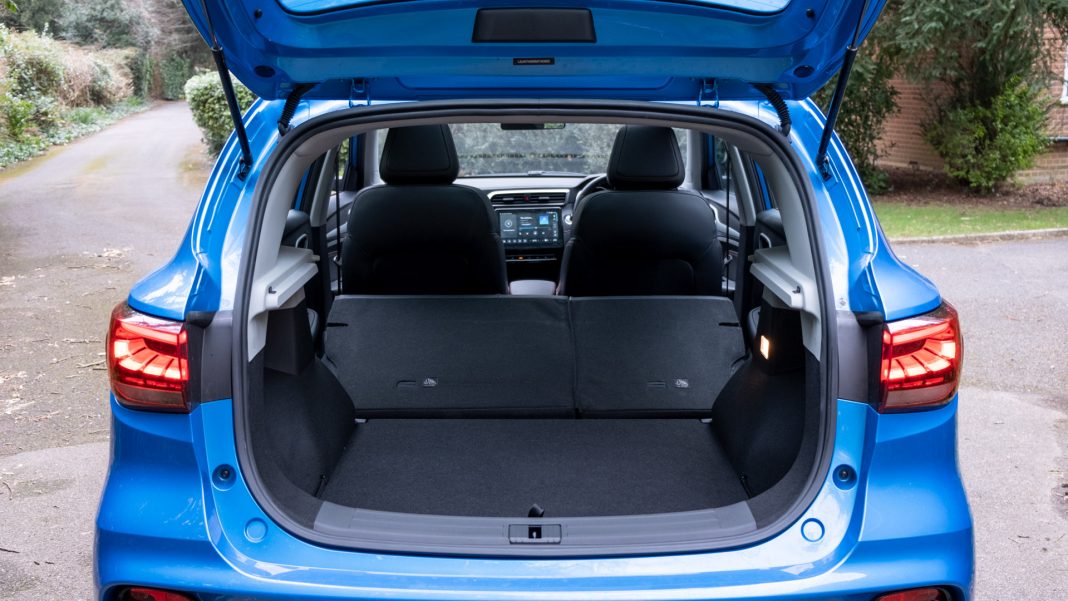 New MG ZS EV seats down