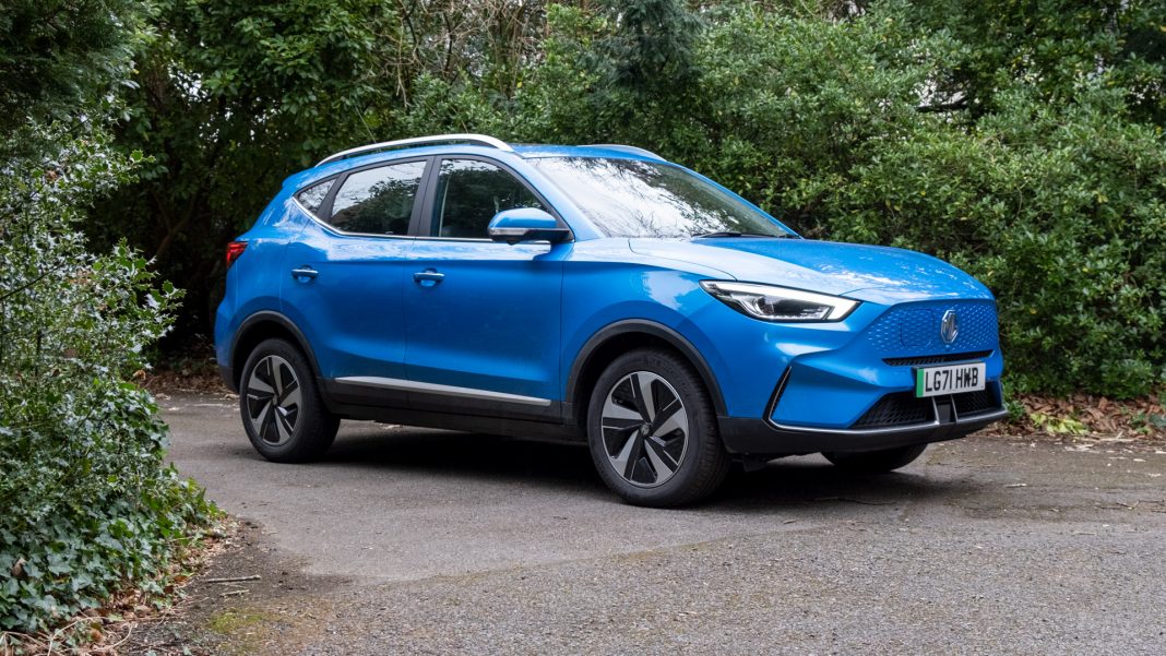 New MG ZS EV side