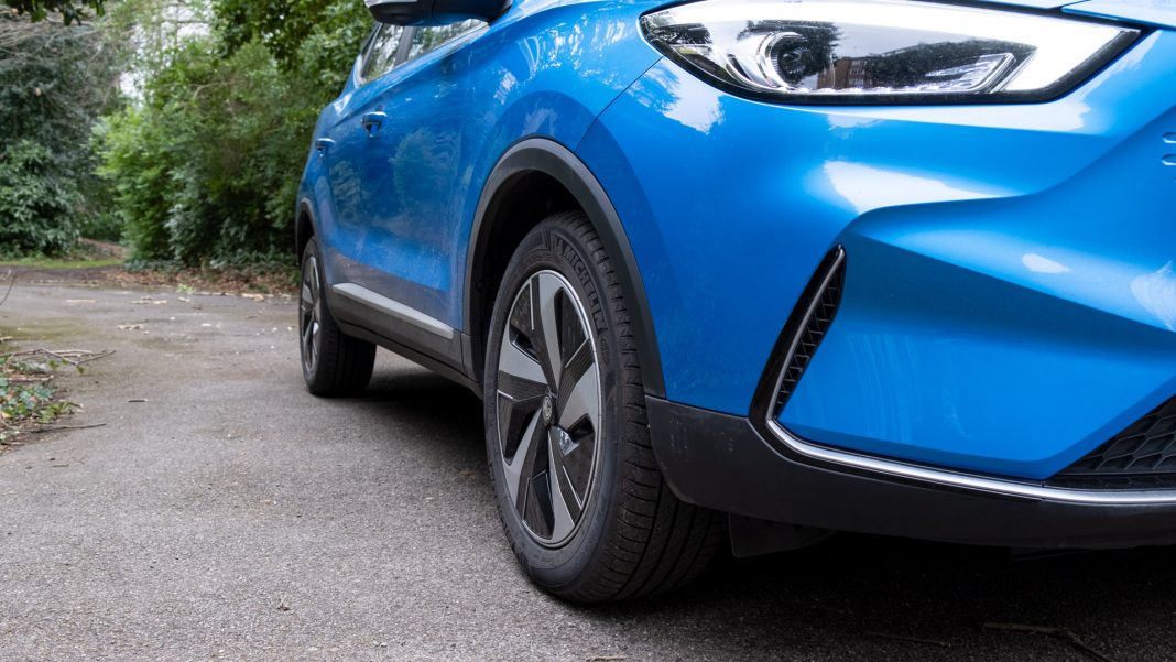 New MG ZS EV wheel arches