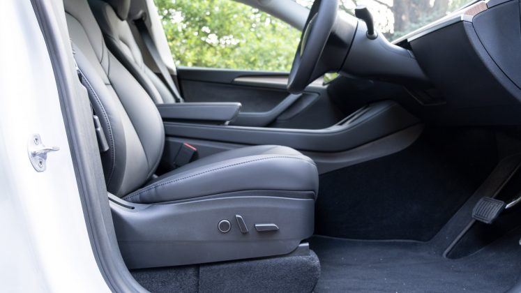 Tesla Model Y front seats