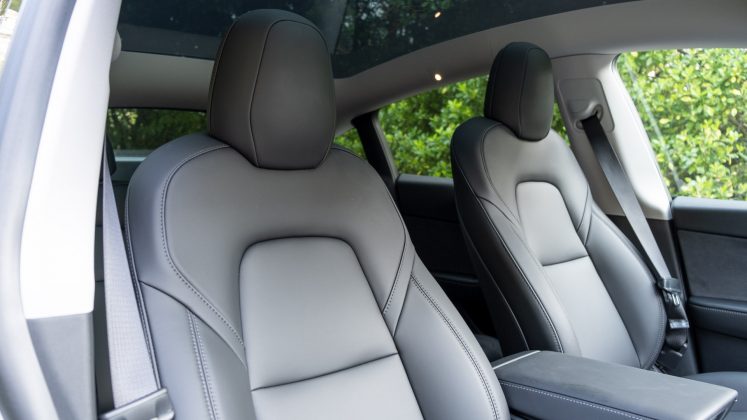 Tesla Model Y seat comfort