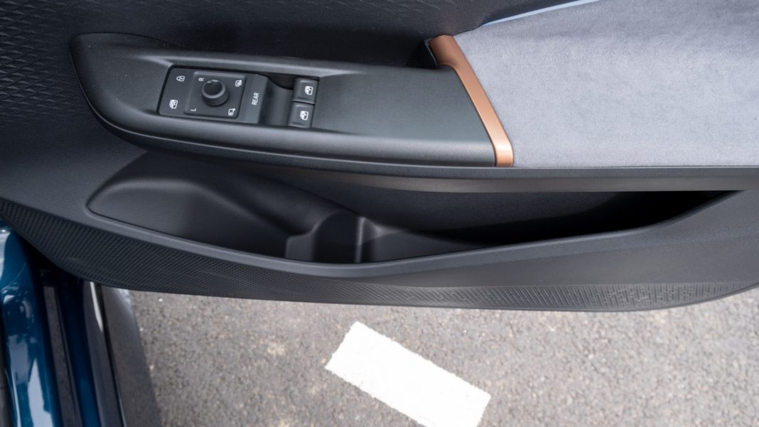 Cupra Born front door compartment