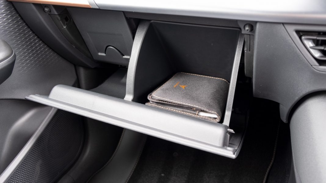 Cupra Born glove compartment