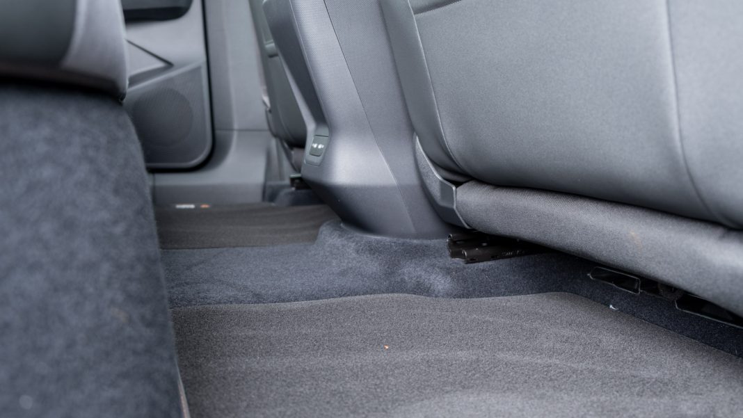 Cupra Born rear footwell