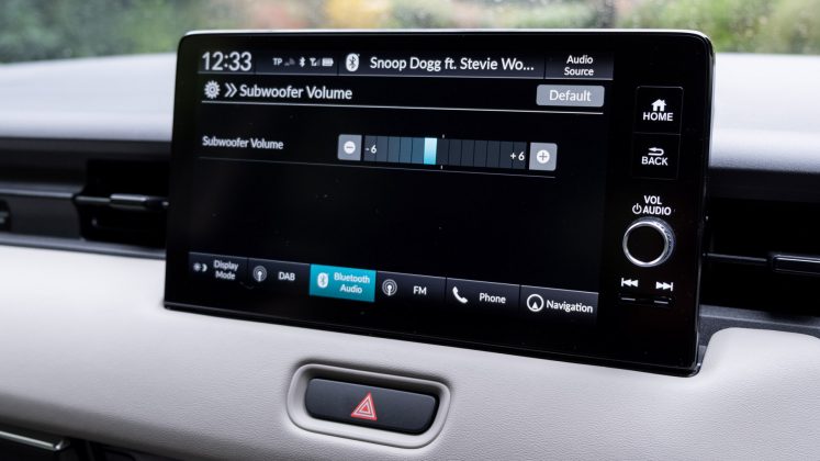 Honda HR-V audio settings