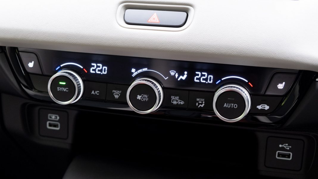 Honda HR-V climate controls