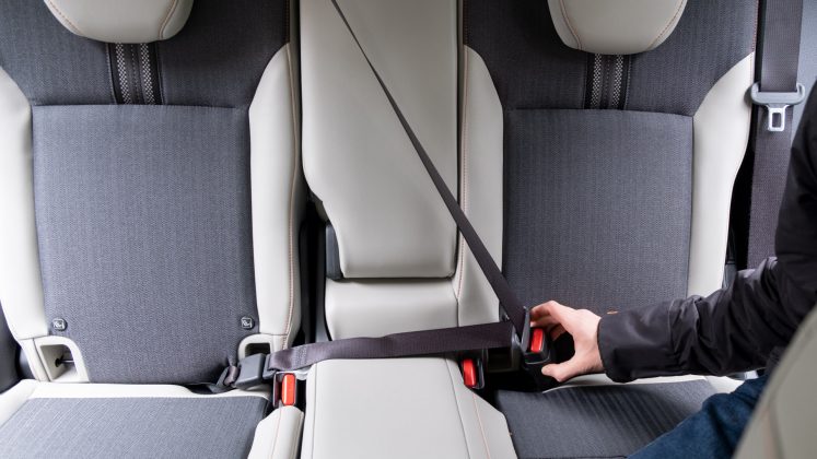 Honda HR-V rear seatbelt
