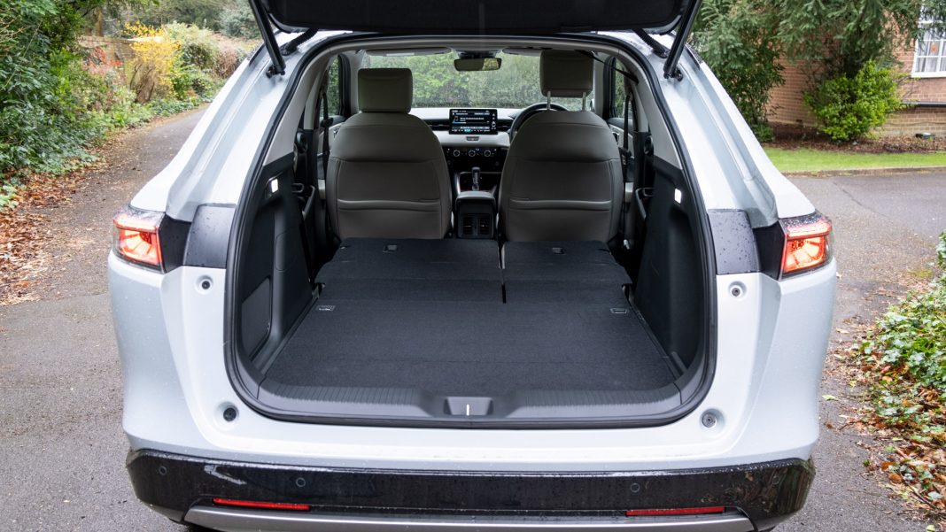 Honda HR-V rear seats down