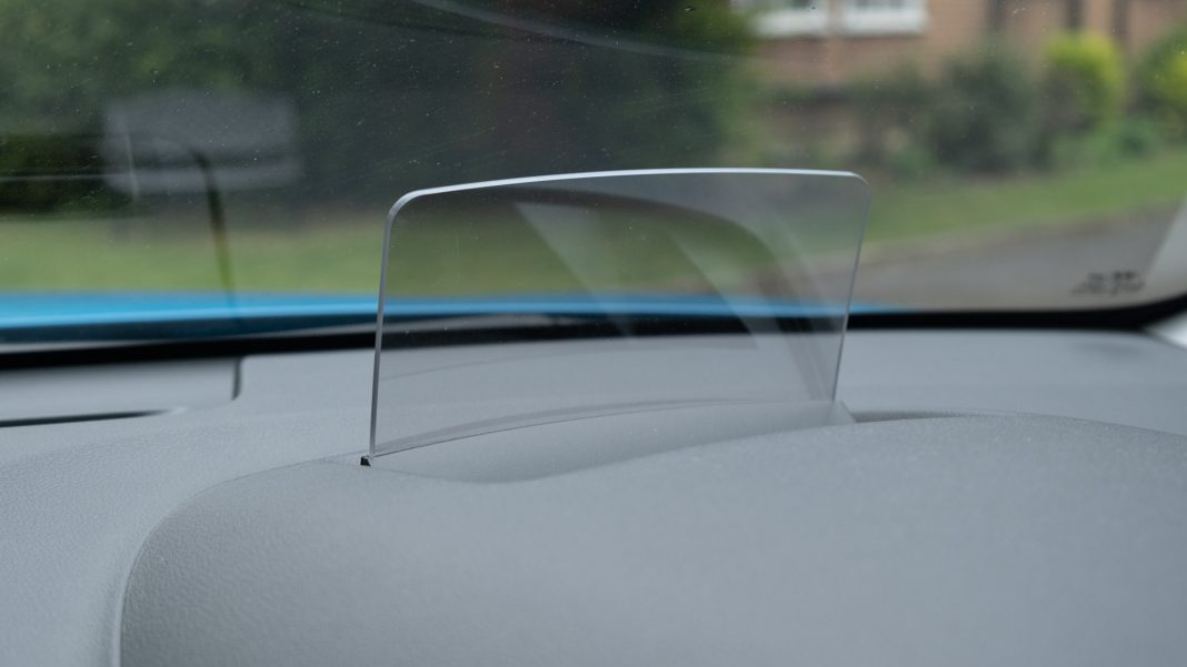 Hyundai Kona Electric facelift HUD design