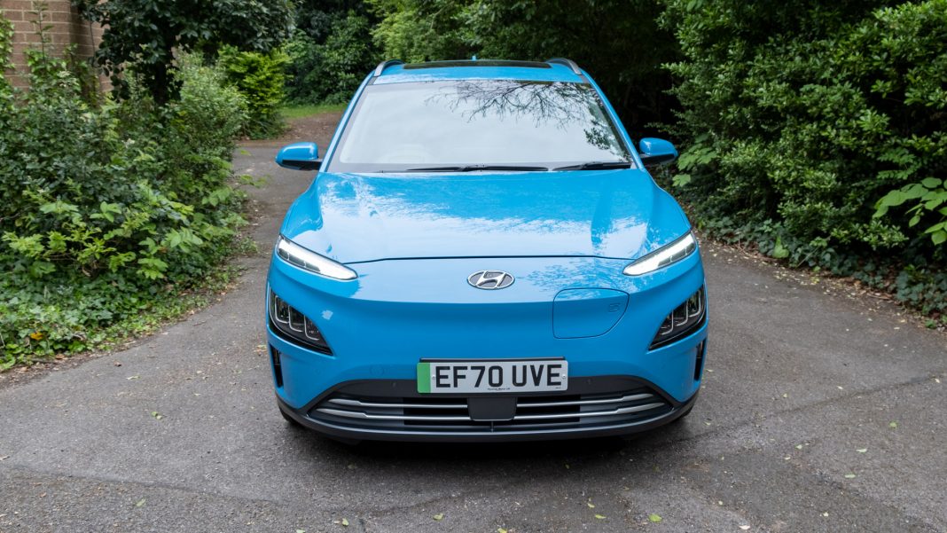 Hyundai Kona Electric facelift bonnet