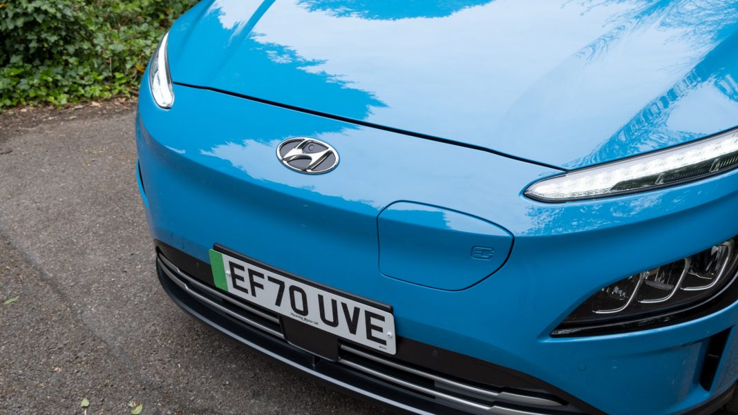 Hyundai Kona Electric facelift front design