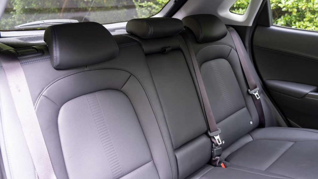 Hyundai Kona Electric facelift rear seats