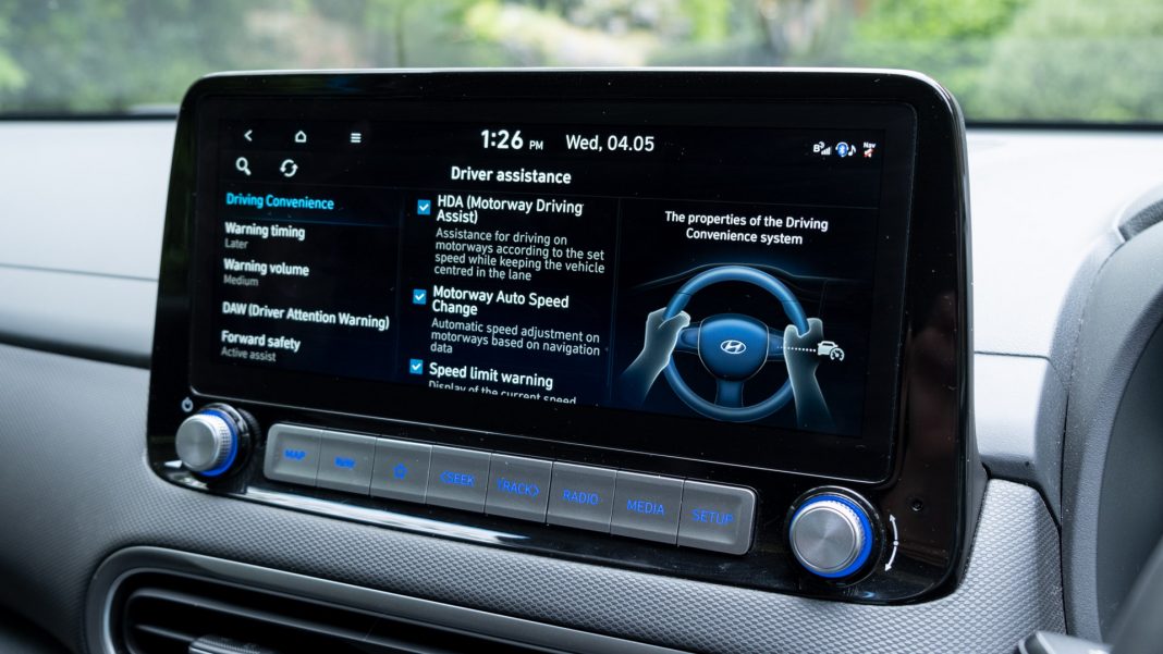 Hyundai Kona Electric facelift safety systems