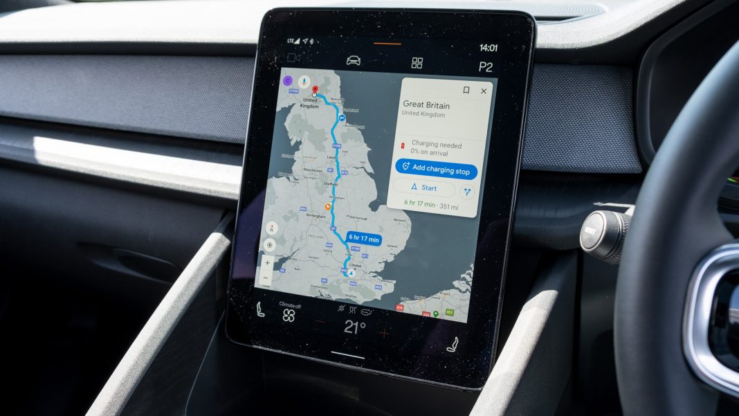 Polestar 2 Single Motor Google Maps