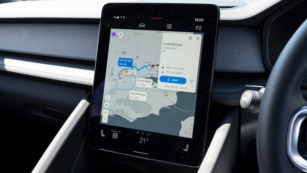 Polestar 2 Single Motor maps planning