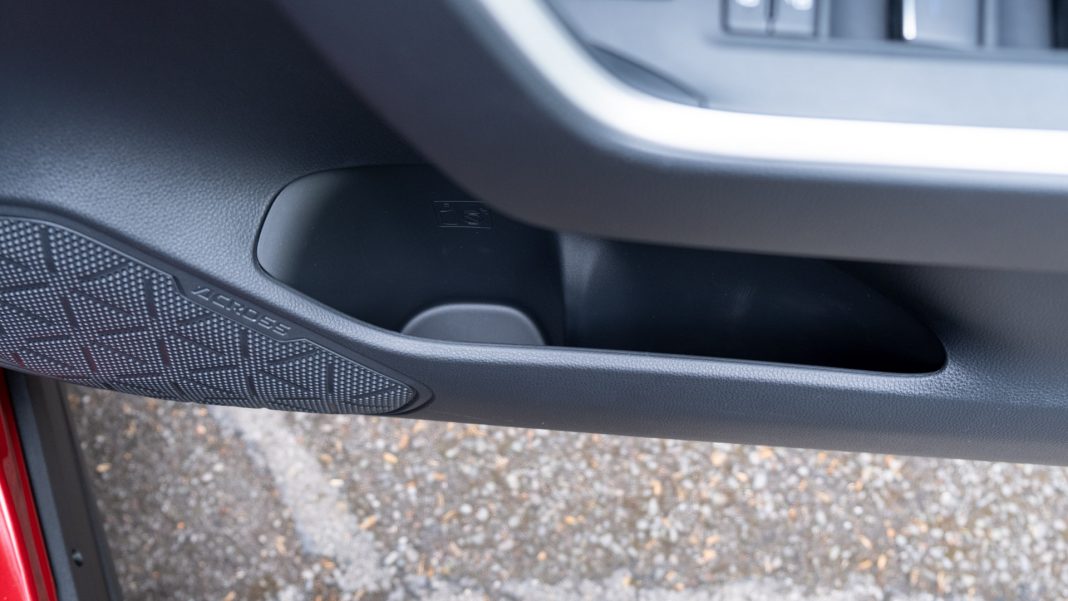 Suzuki Across front door compartment