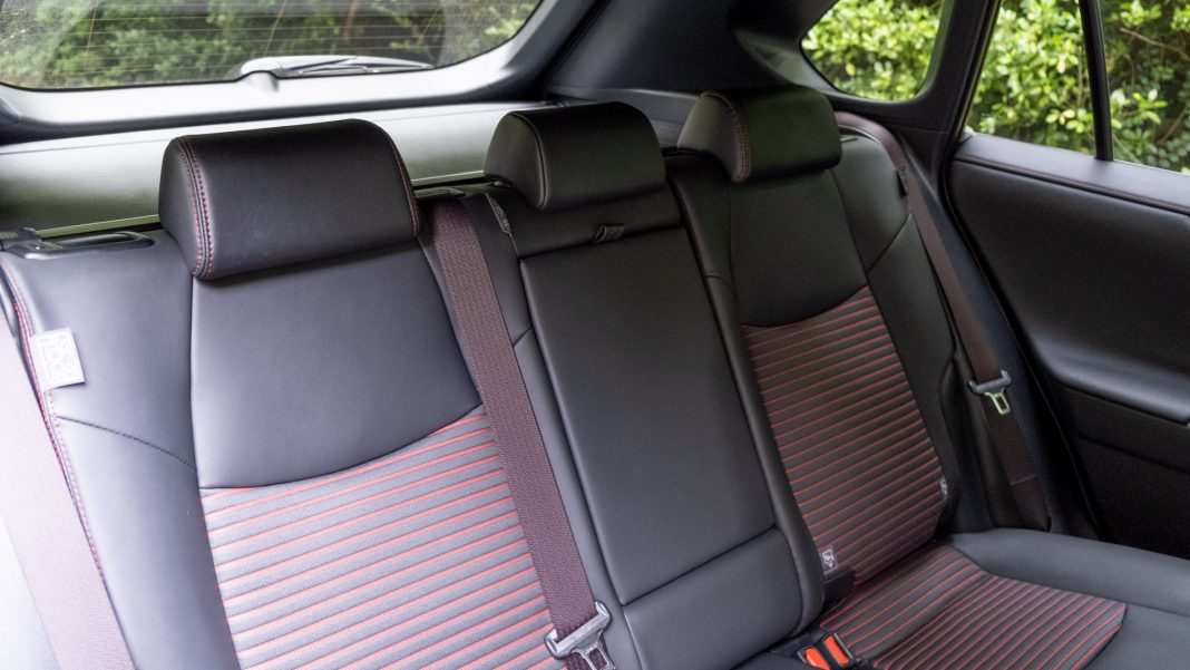 Suzuki Across rear seats
