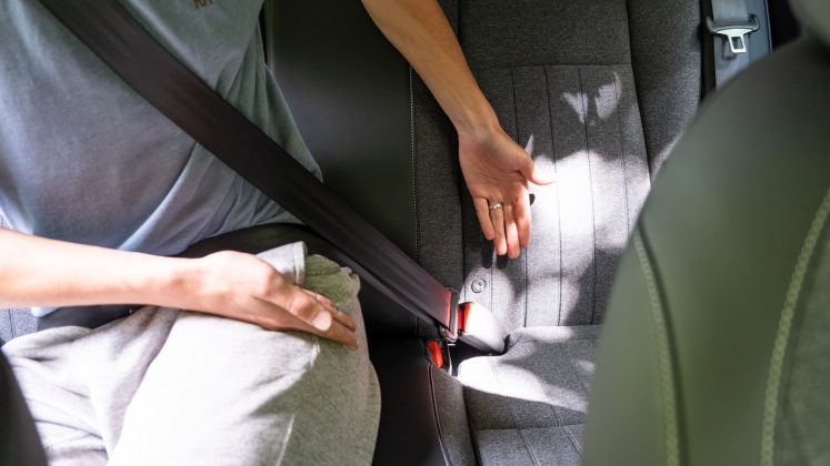 Honda Jazz rear seatbelt